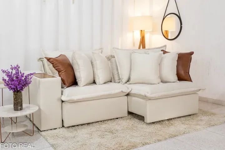 Sofa Retratil Sem Caixa 3 em 1 Caixa Zero Premium - Foto 3
