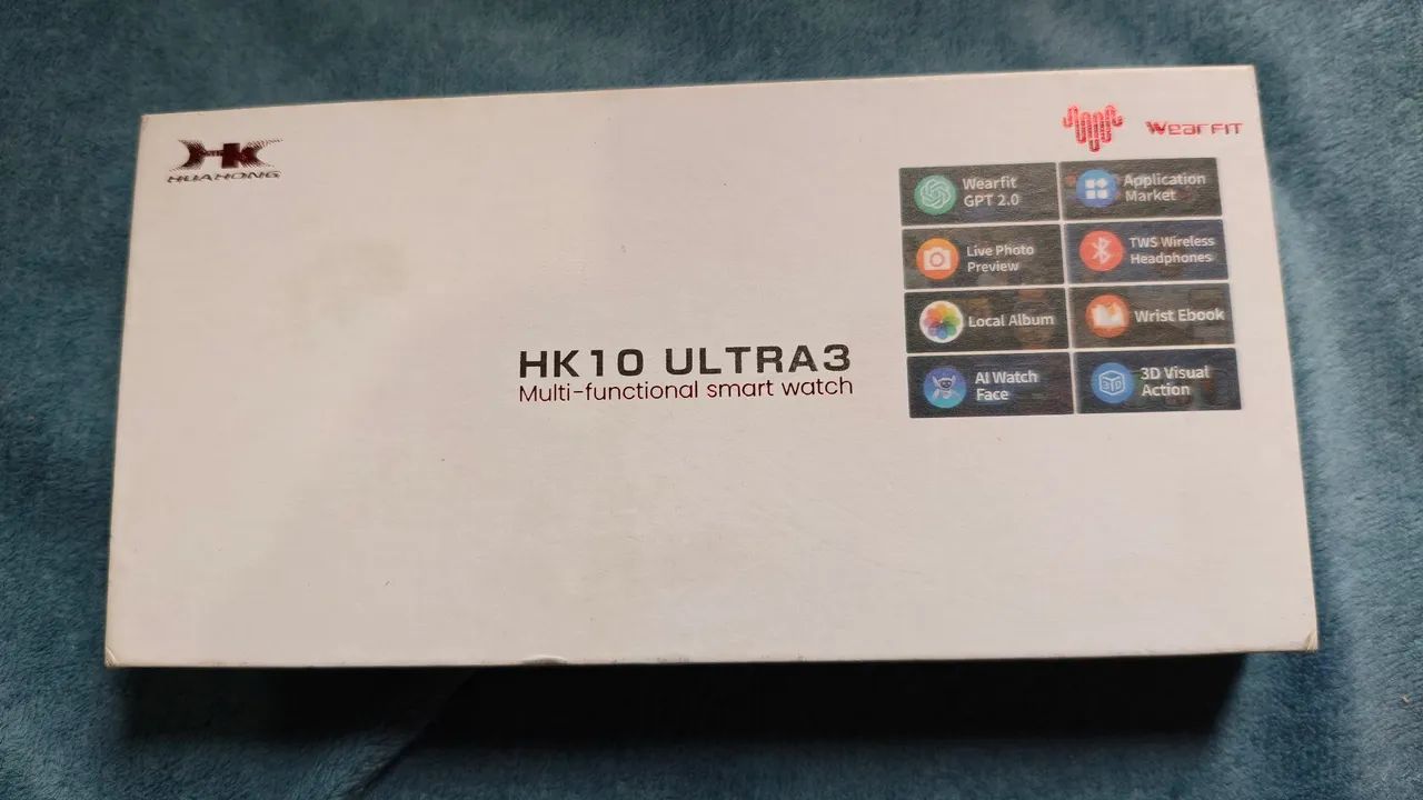 Smartwatch HK 10 Ultra 3 Novinho.