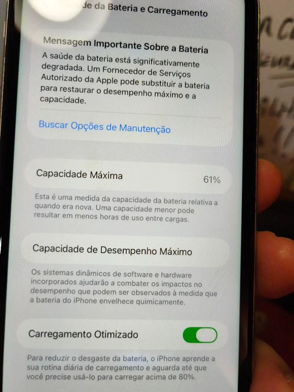 iPhone 128GB Branco - Ótimo Estado - Foto 2