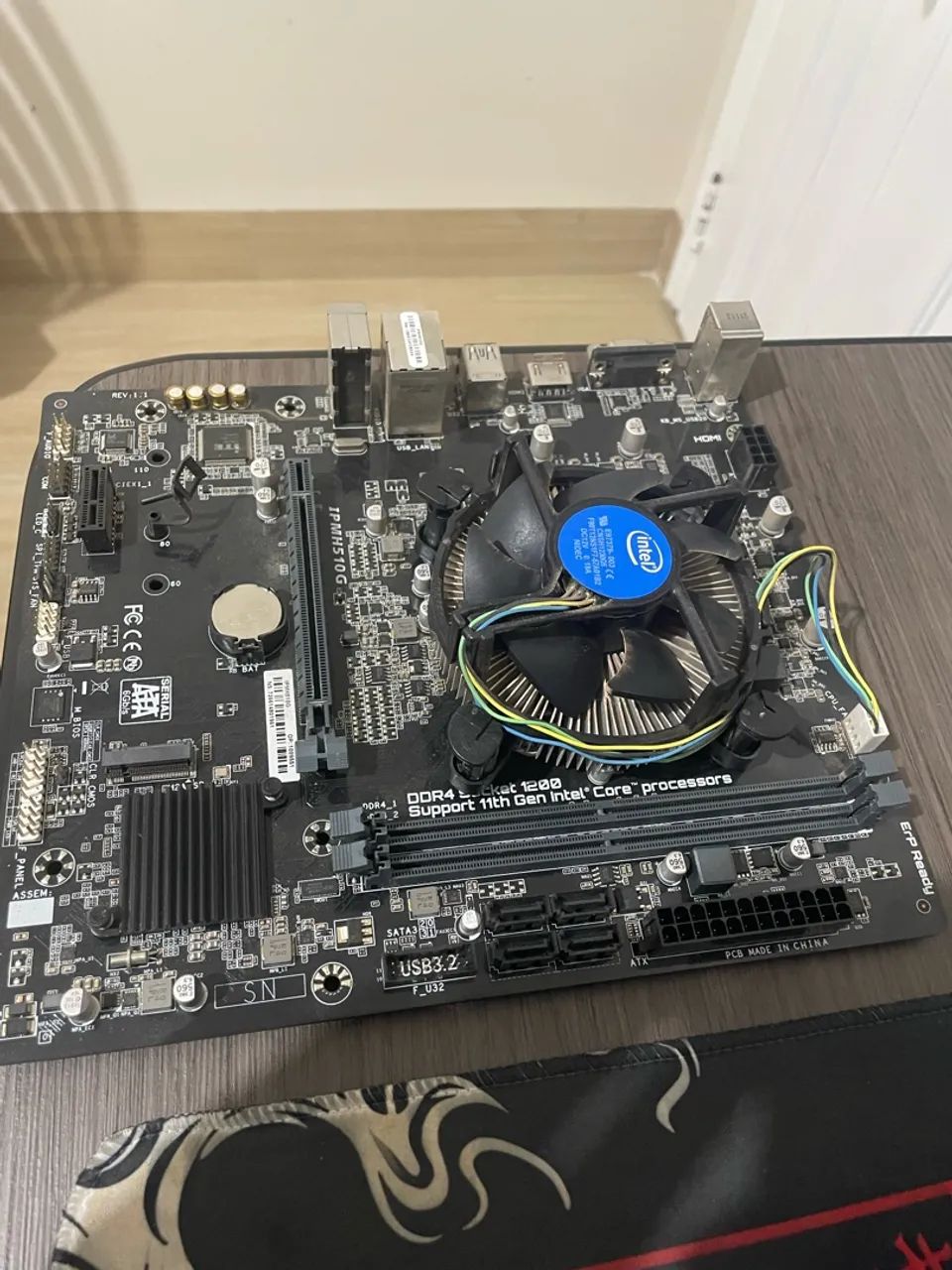 Kit Placa mãe e processador 