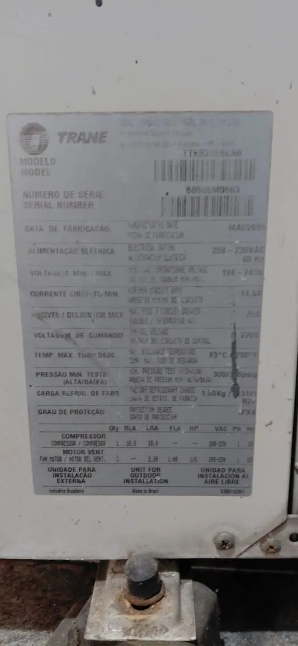 Ar Condicionado Split Trane 24.000 BTUs (Evaporadora + Cond - Foto 4