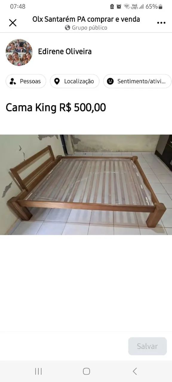 Cama tamanho King