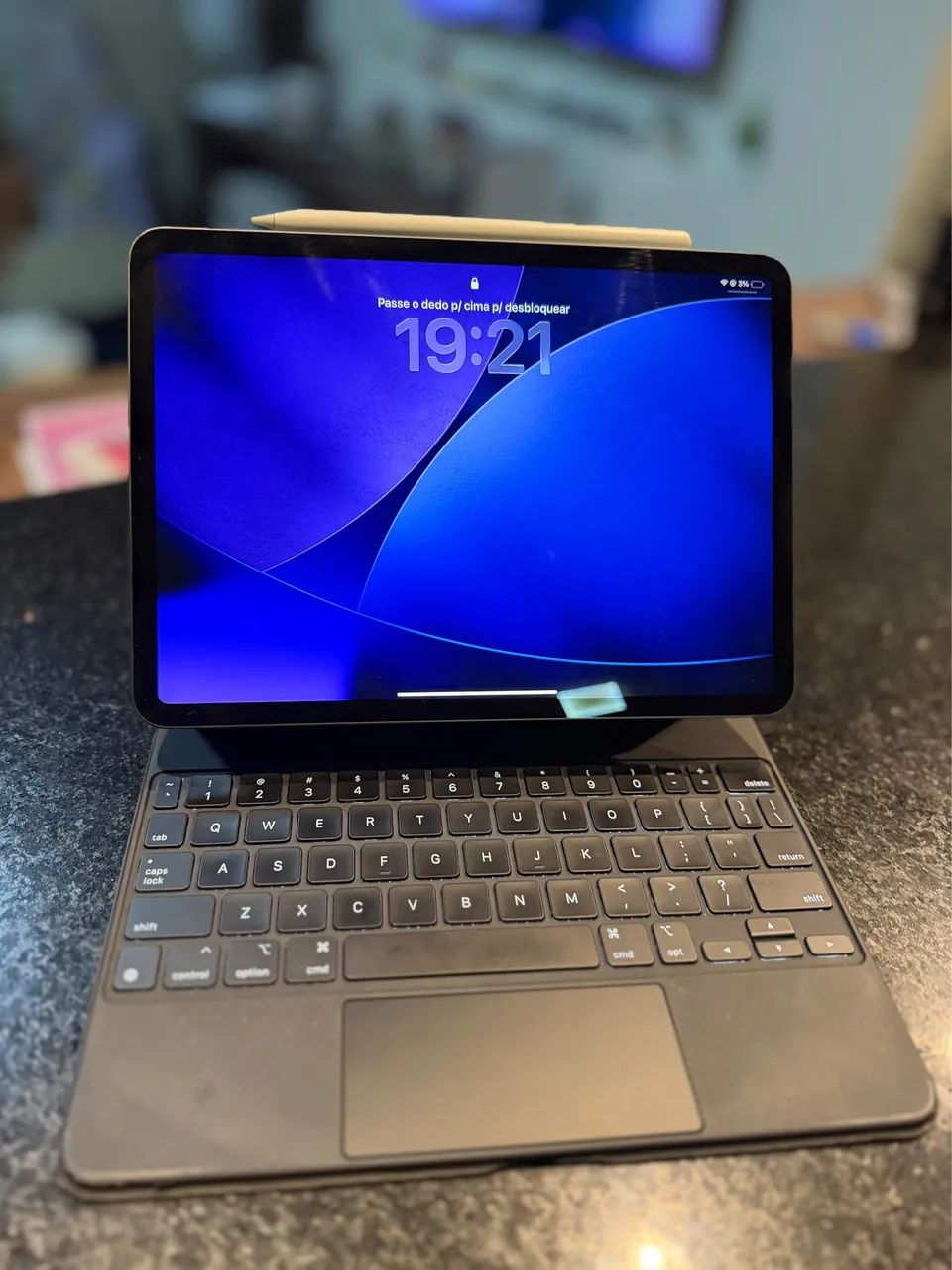 iPad Pro 11' M1 128GB + Apple Pencil 2 + Teclado Original  - Foto 3