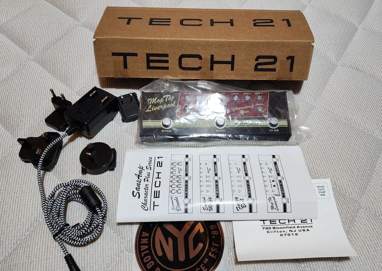 Pedal Voz Tech 21 Mop Top Liverpool - Novíssimo sem uso