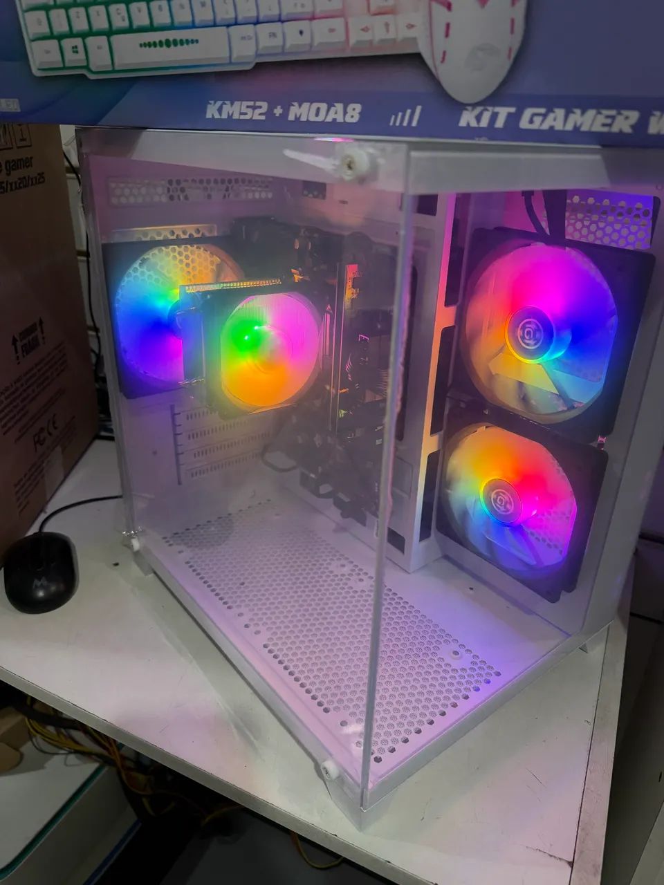 Pc Gamer Branco Luxo RYZEN 7 5700G - Foto 5