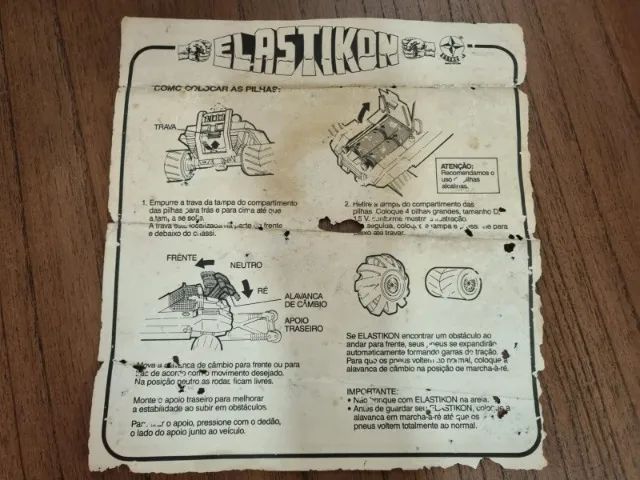 Caixa e manual Original do Brinquedo Elastikon - Estrela - Foto 2