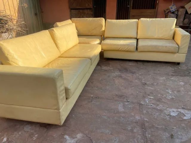 Sofá de couro modulado com chaise, 5 lugares, Prodomo Design - Foto 3