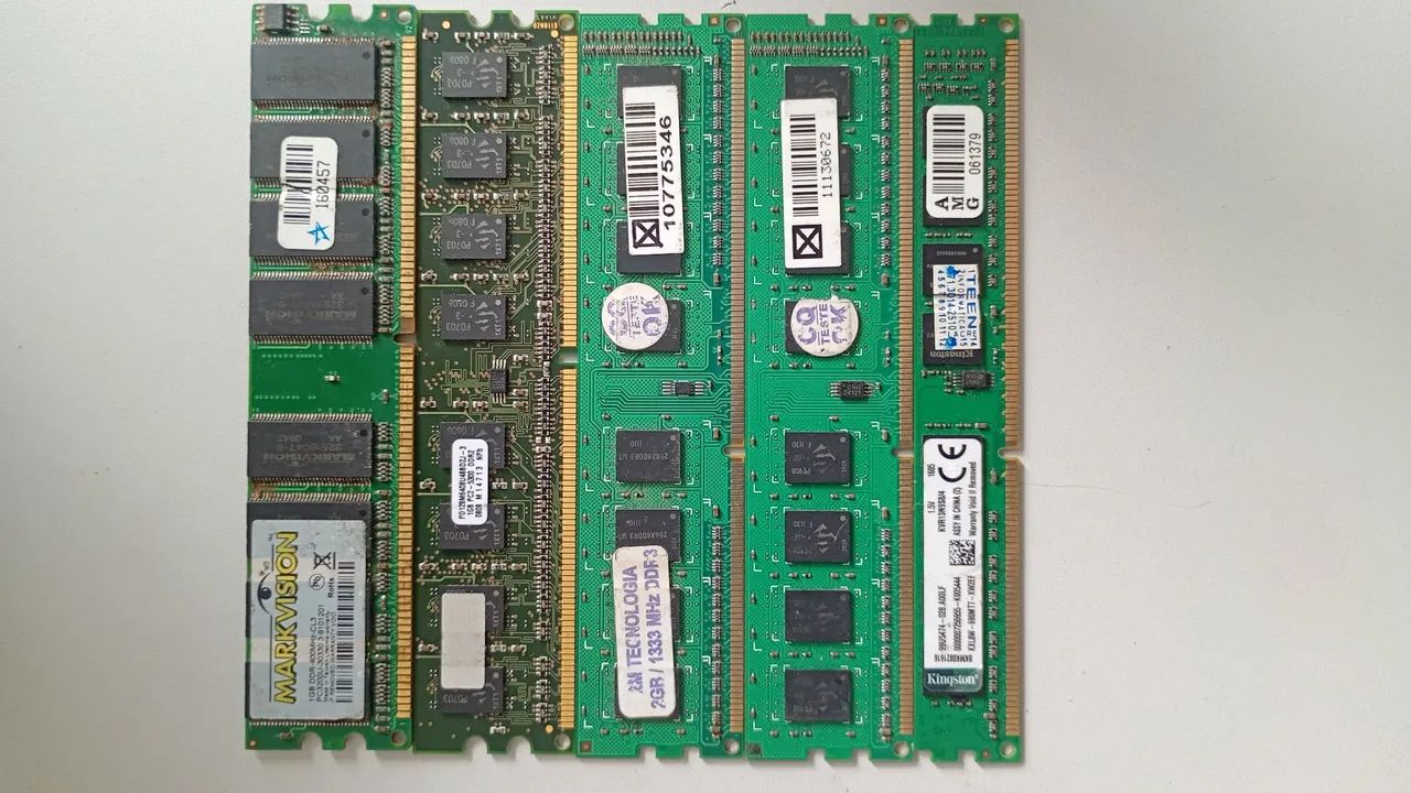 Lote Memória Ram de PC e Notebook - Foto 3