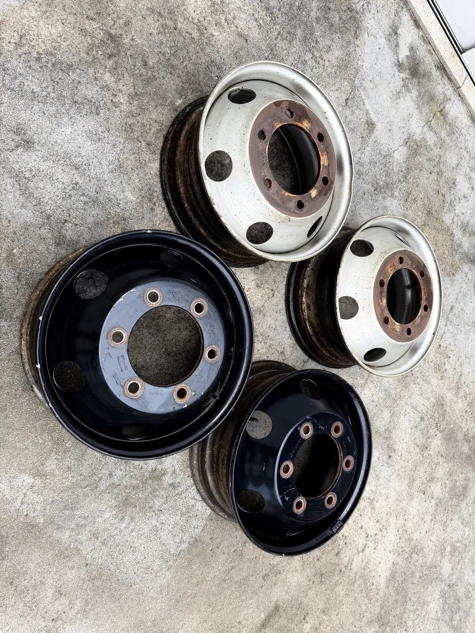 Aros de Caminhão 3/4 Ford Cargo Aro 17.5 - Jogo com 4 Unidades. - Foto 9