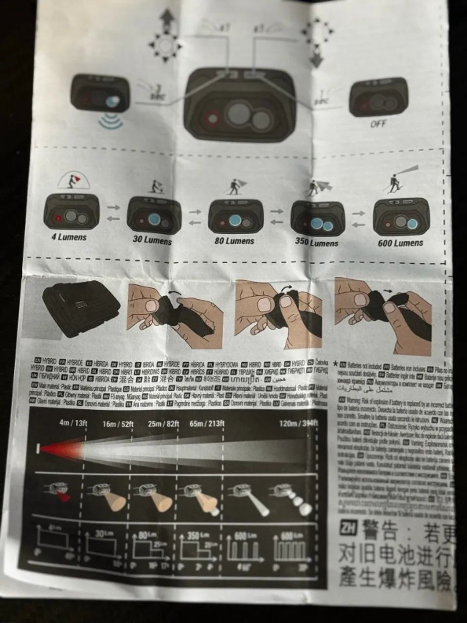 Lanterna 600 Lumenes Forclaz - Foto 3