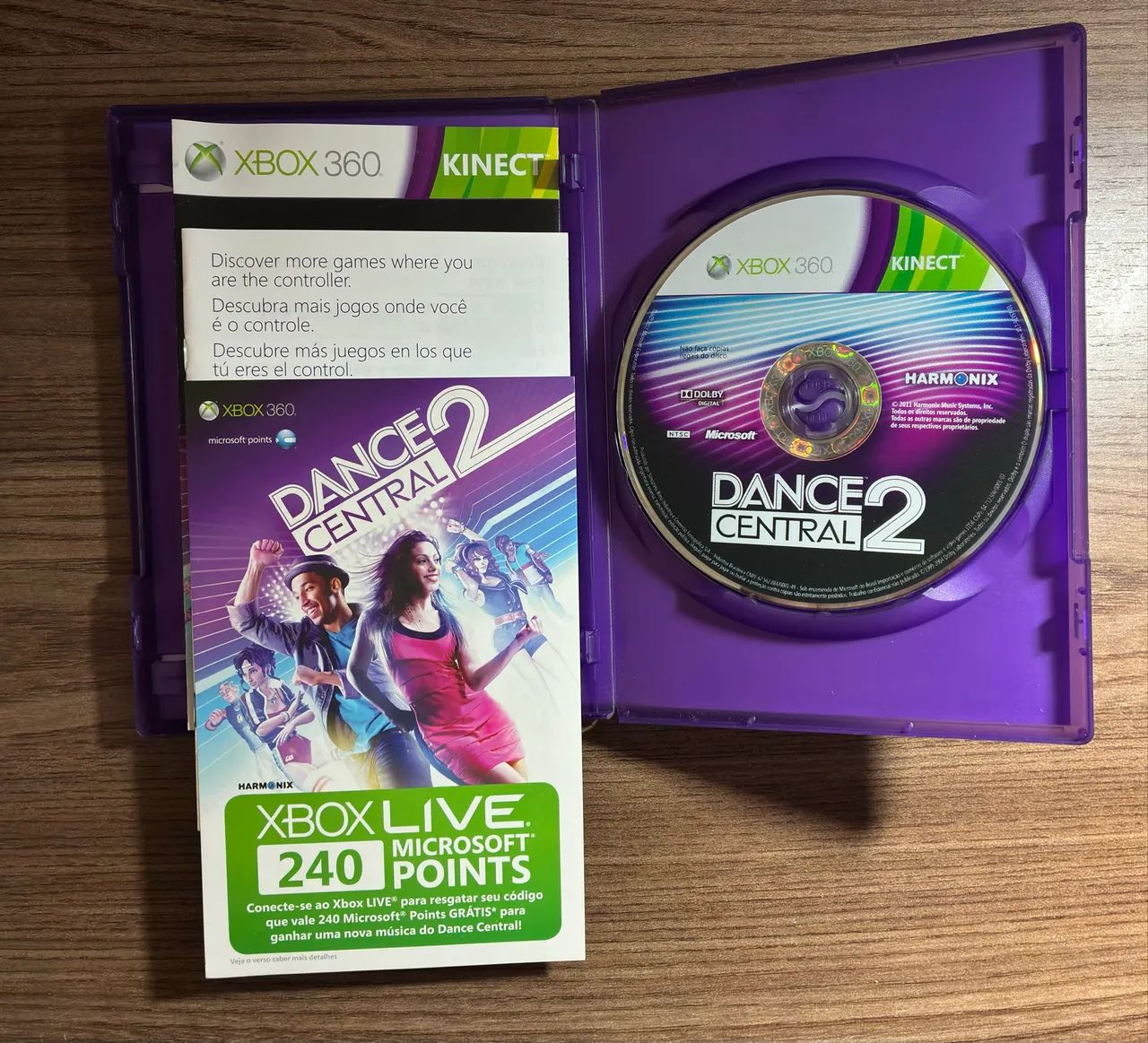 Jogo Dance Central 2 Xbox 360 Kinect - Original Completo - Foto 3