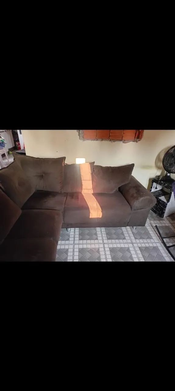 vendo esse sofa de canto usado