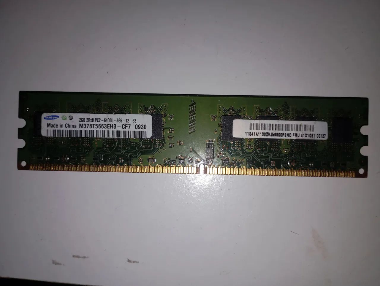 Memória ram 2GB DDR2