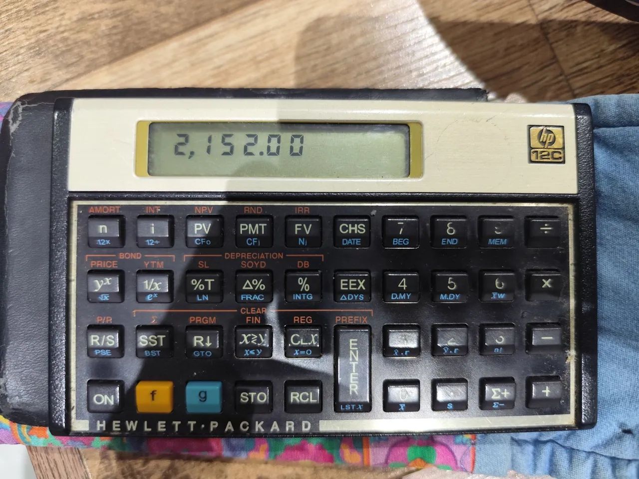 Calculadora científica hp 12C usado em perfeito estado 
