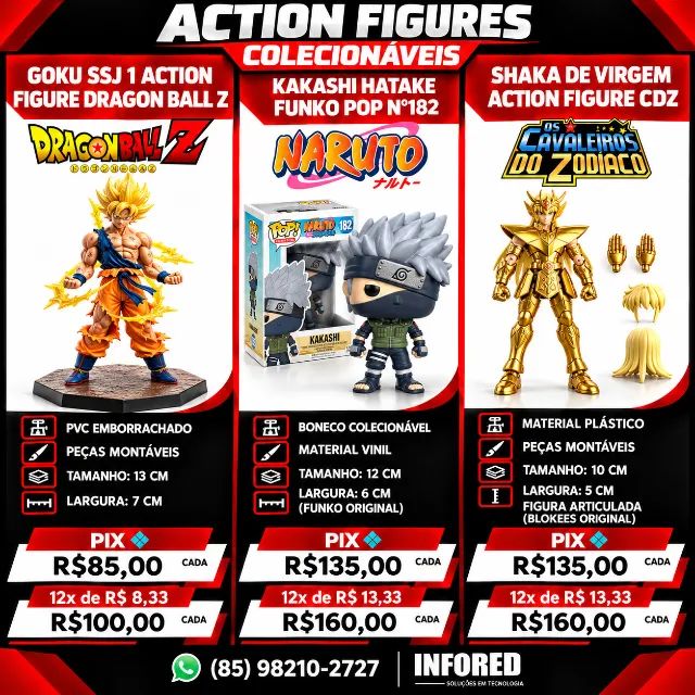 Action Figures Colecionáveis