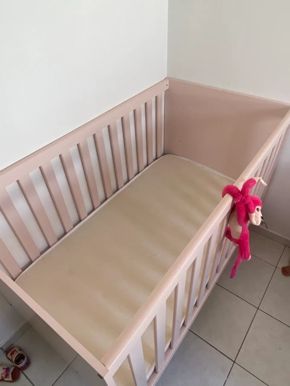 Berço menina rosa 