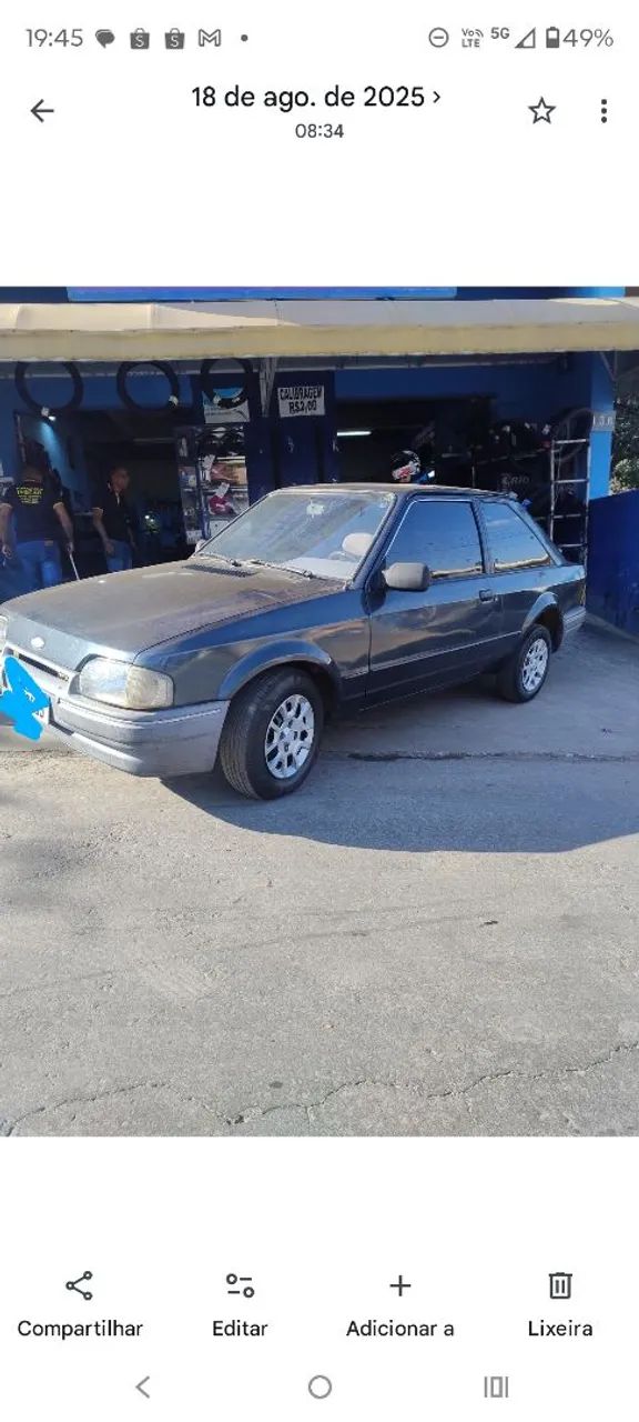 Escort ano 91 gasolina 