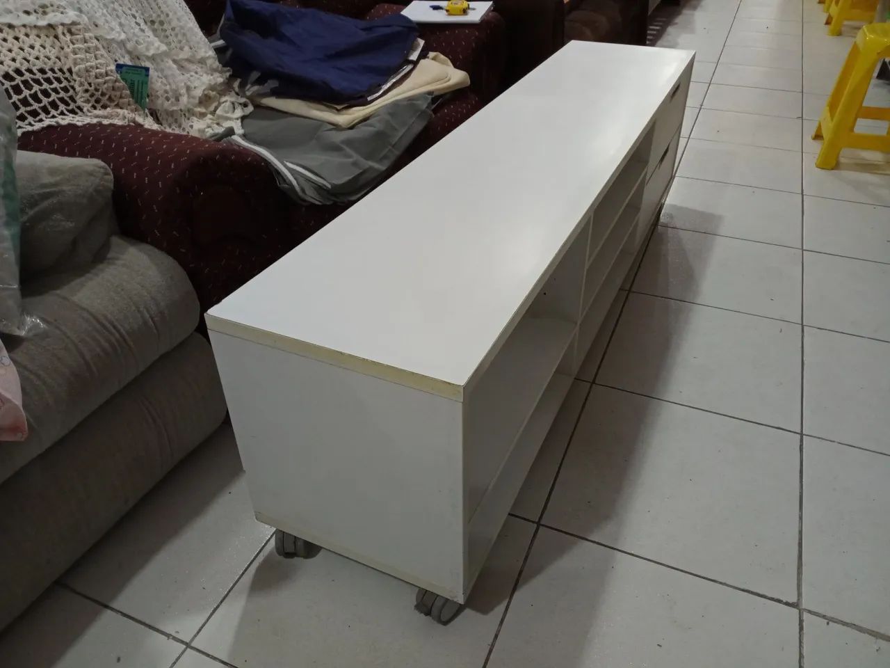 Rack Branco de Madeira - Foto 5