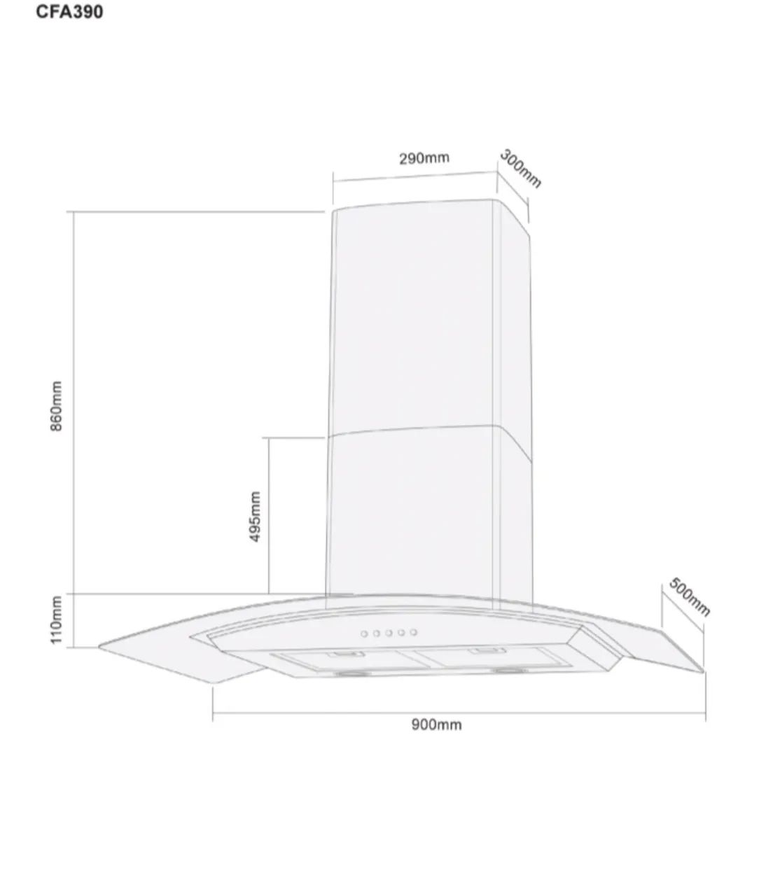 Coifa Cadence 90cm Cozinha - Foto 3