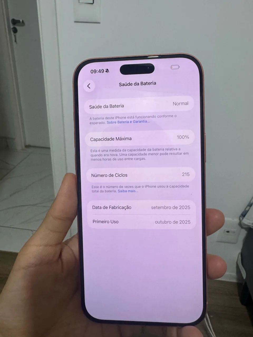 iPhone 17 Pro Max 256GB Laranja - Foto 3