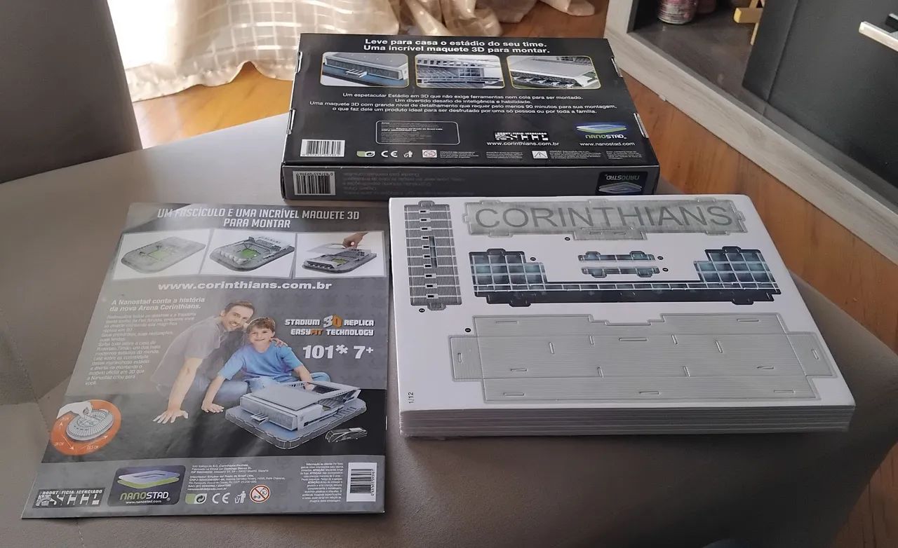 Arena Corinthians Maquete Oficial peças lacradas! - Foto 4