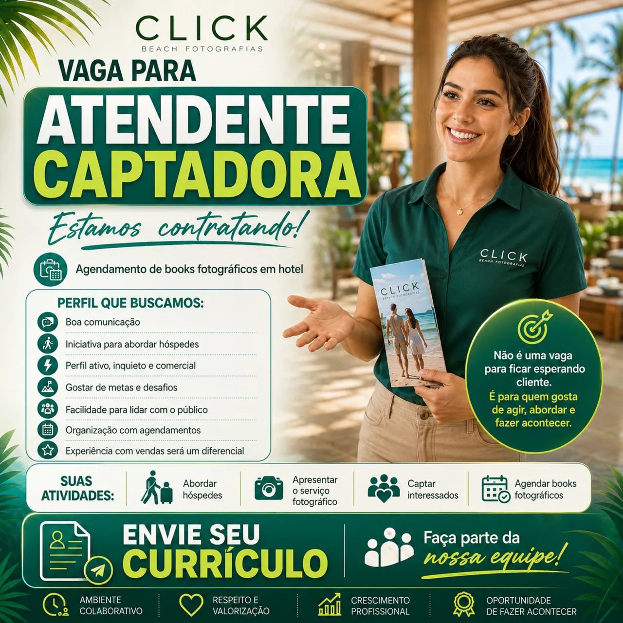 Oportunidade de emprego - 02 vagas 