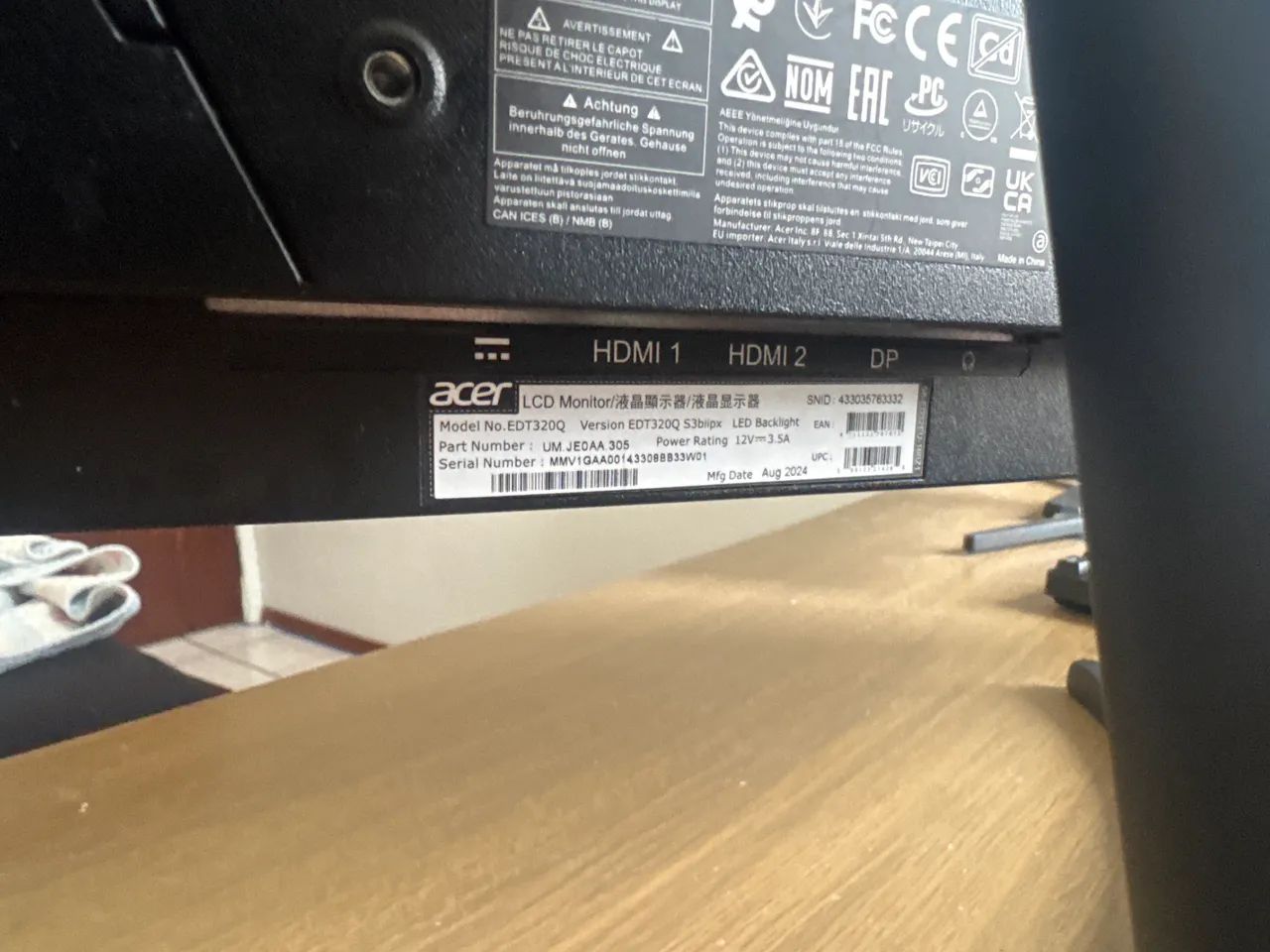 Monitor acer 32 polegadas Oled 4K+ - Foto 3