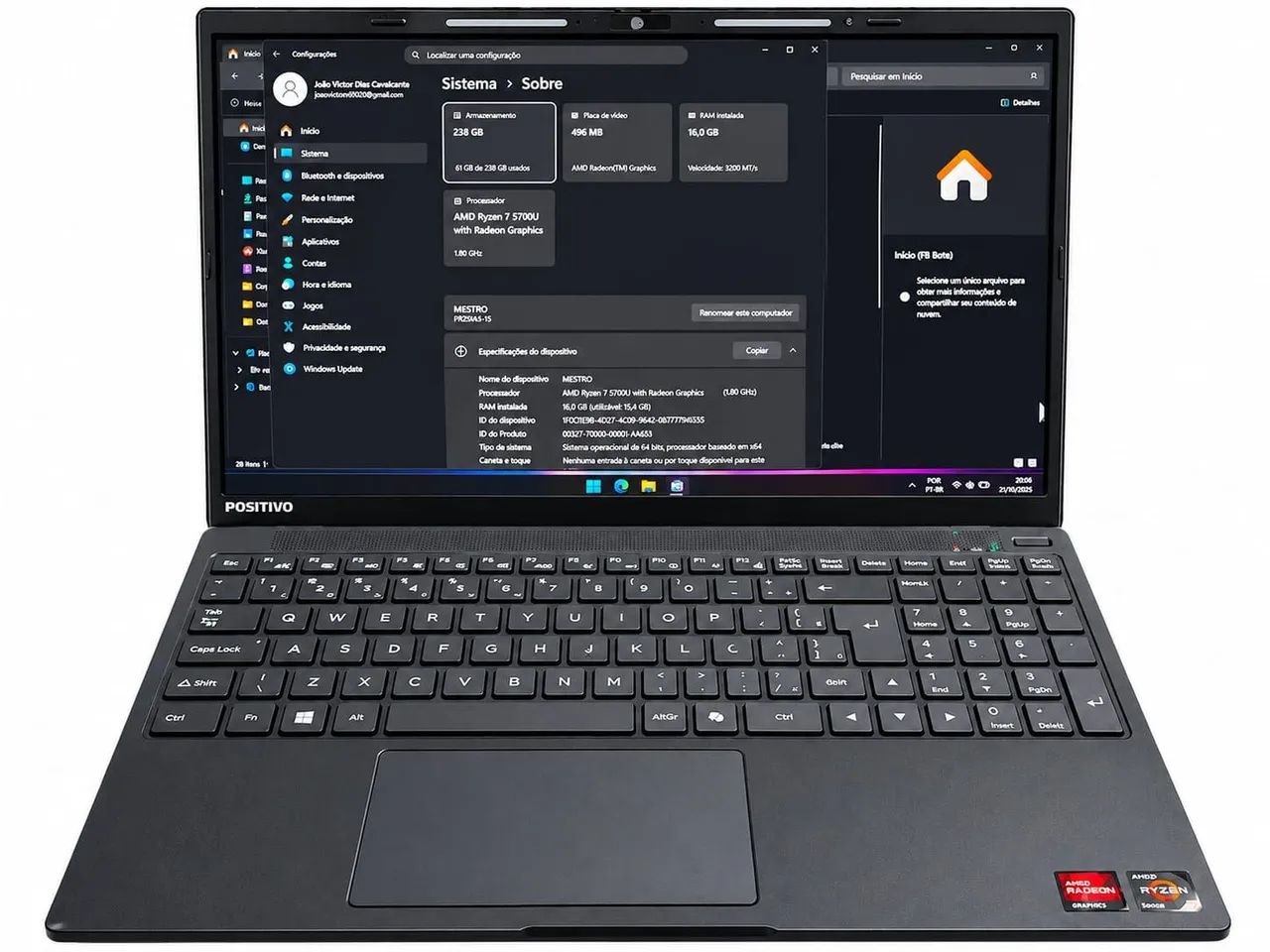Notebook Vision R15