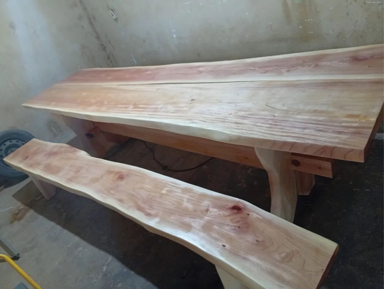 Mesa 3 metros - madeira cedro rosa  - Foto 4