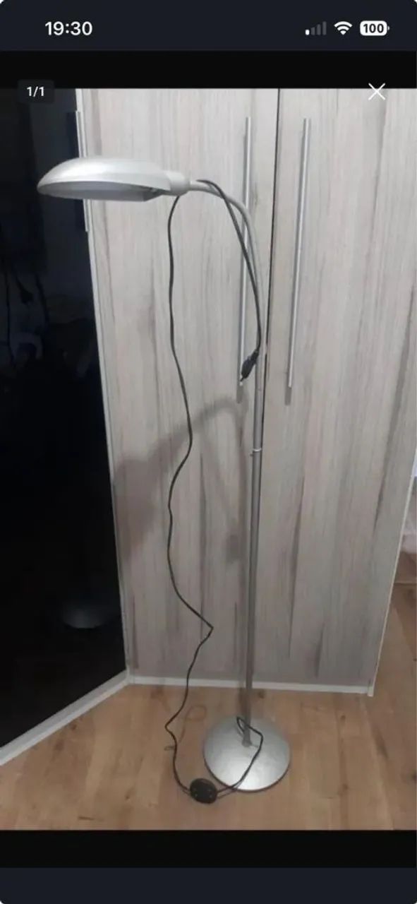 Luminária articulada metal 