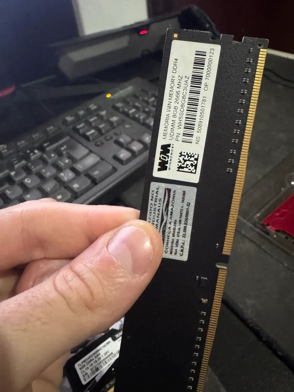 MEMÓRIA RAM 8GB DDR4 