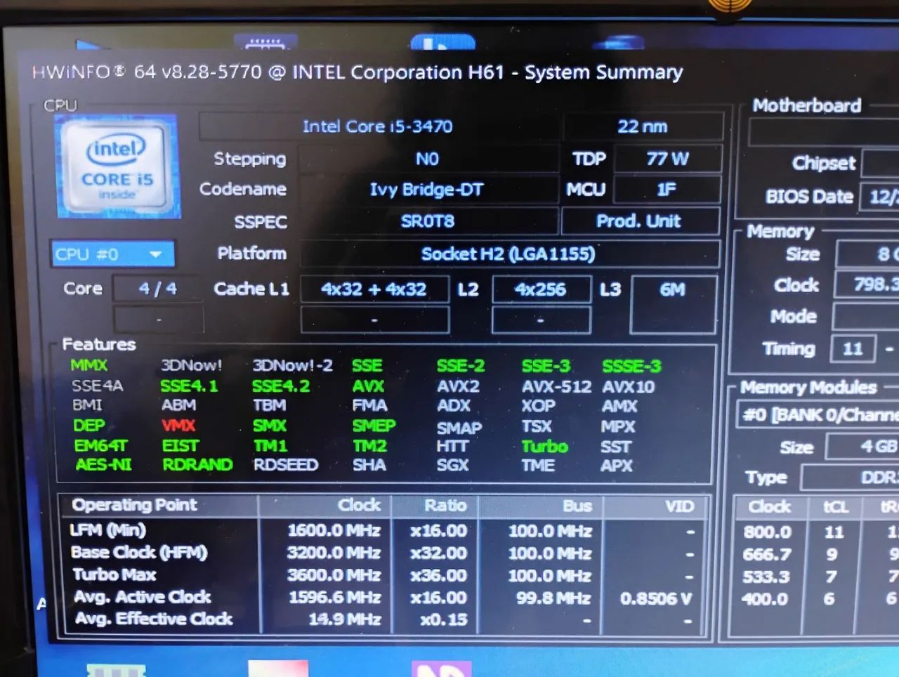 Kit Intel i5 3470 + gpu - Foto 3