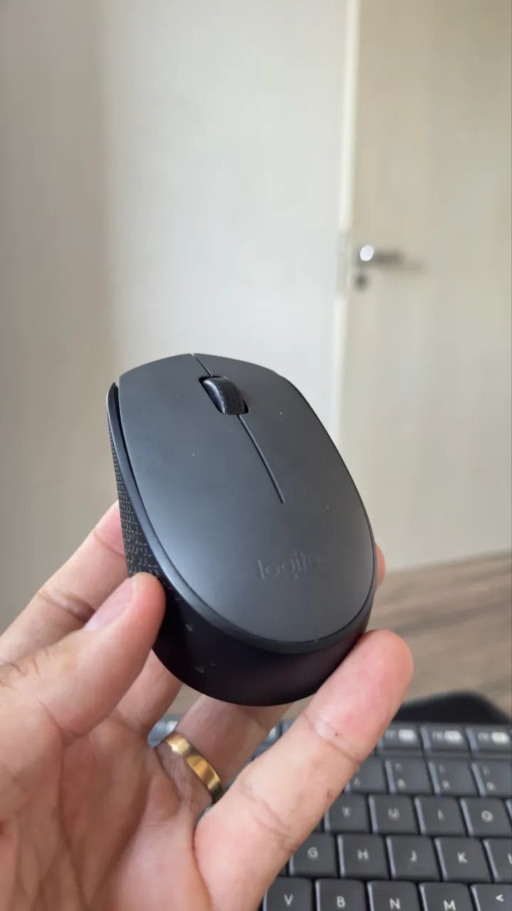 Teclado logitech + mouse completo sem fio - Foto 2