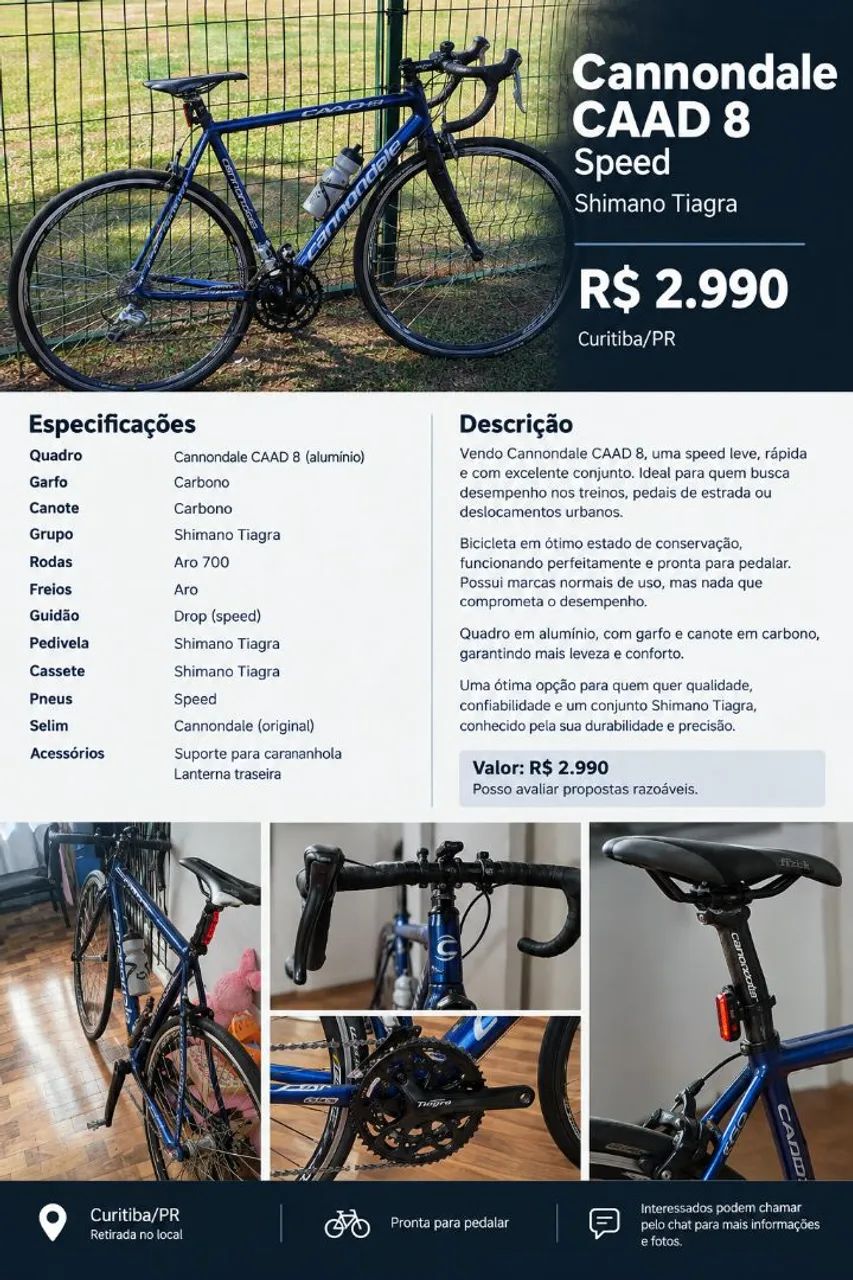 Cannondale CAAD 9 Speed - Shimano Tiagra - Foto 4