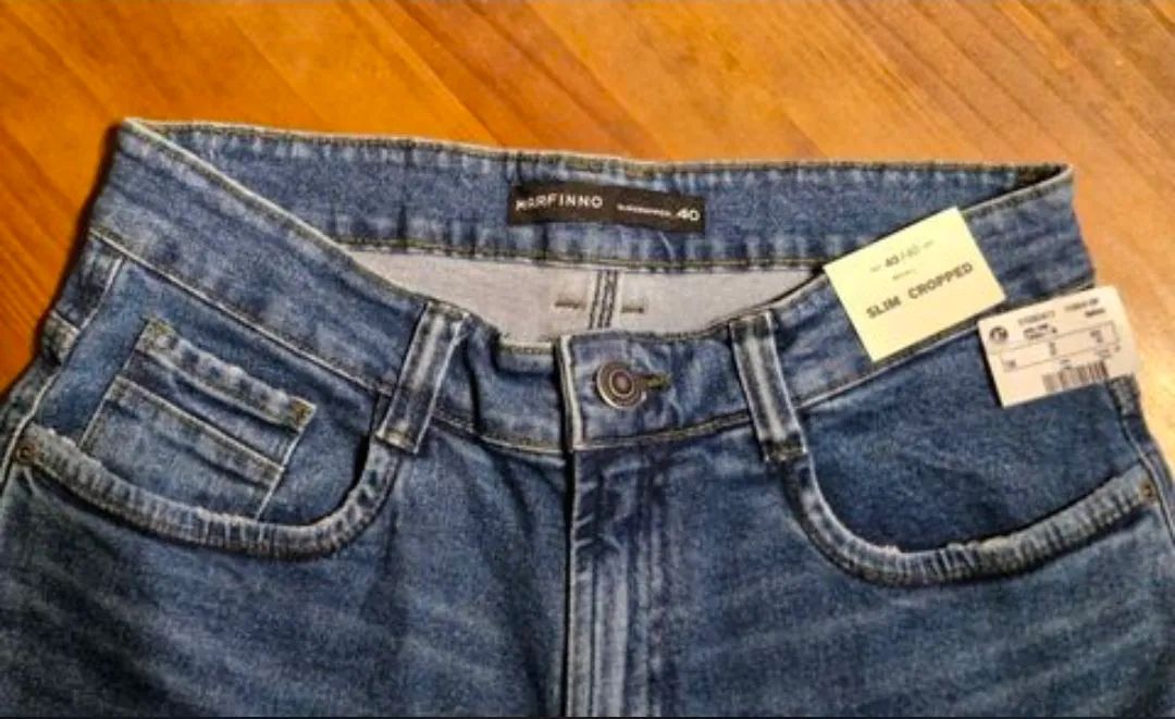 calça jeans slim cropped - nova - 40 - Foto 2
