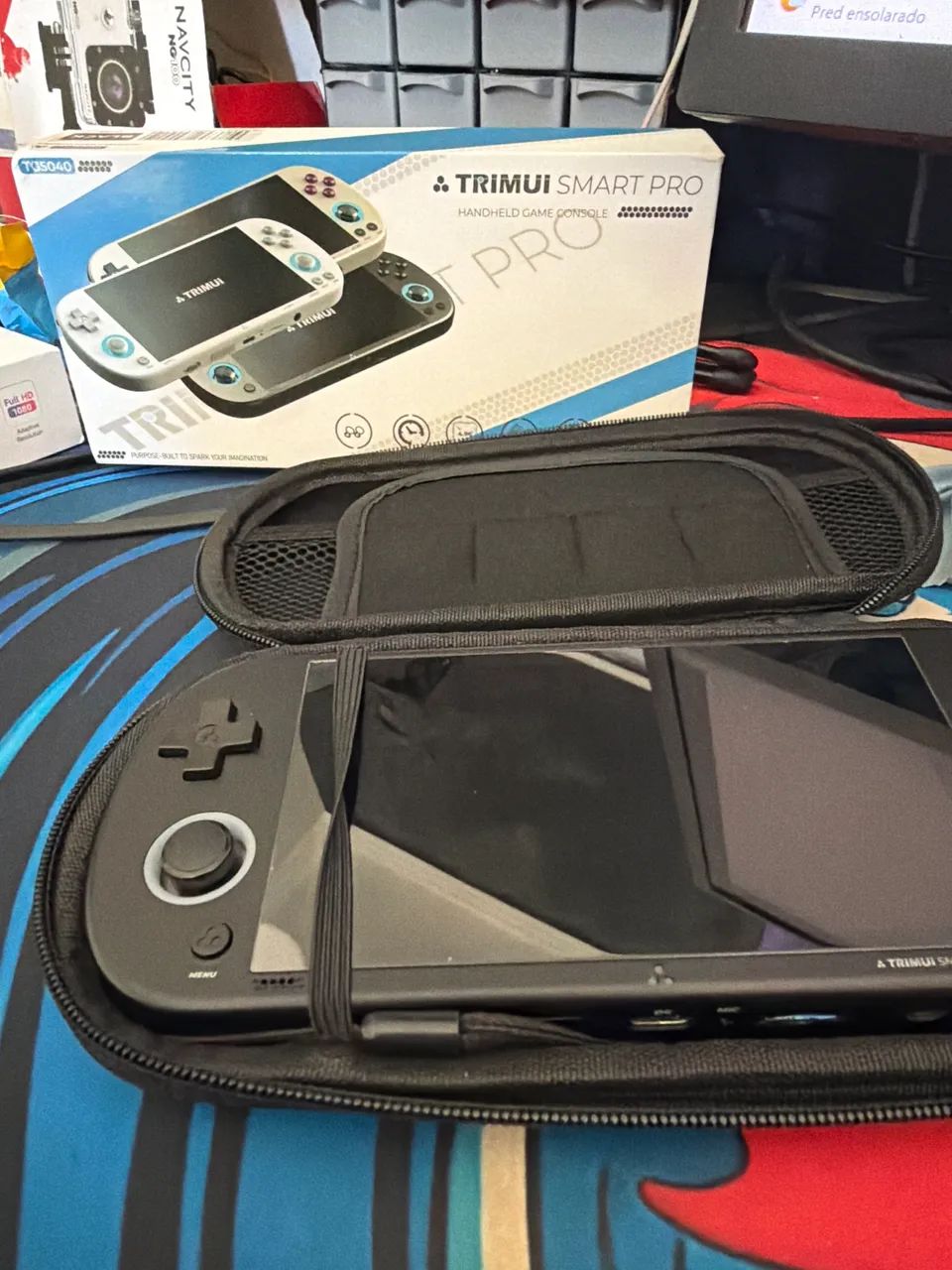 Trimui smart pro, com 2 cartões de memória, android e sistema Trimui - Foto 4