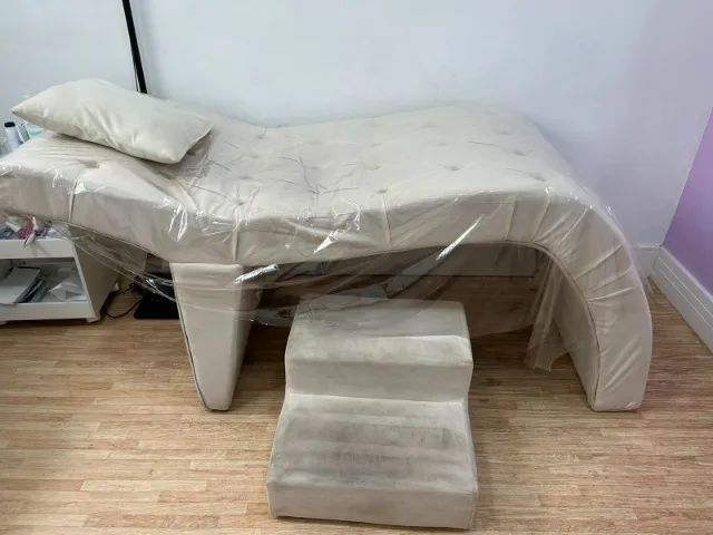 Maca Profissional para Cílios e Sobrancelhas + Cadeira + Escada e Cílios | Ótimo Estado