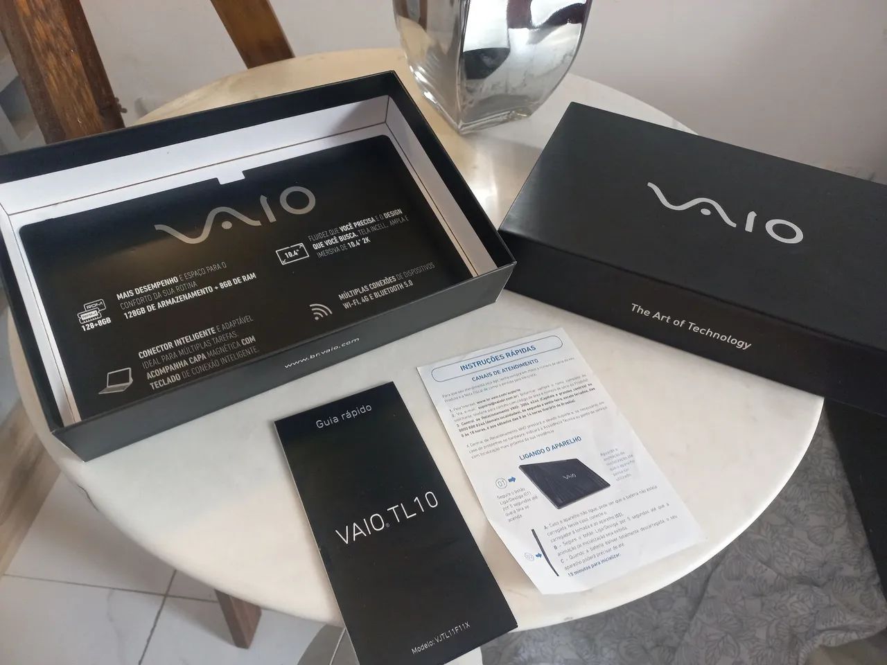 Tablet VAIO VLT 10 c/CAPA (poucos meses de uso) - Foto 4