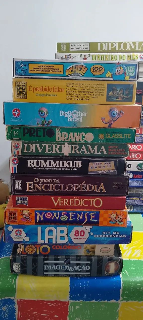 Jogos de tabuleiro antigos preco por jogo