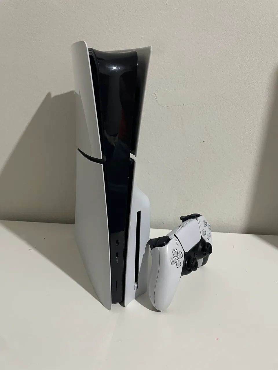 PS5 slim 1 terá - C/ leitor - completo c/caixa  - Foto 5