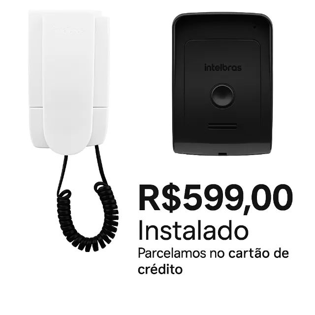 Kit Porteiro Eletrônico Interfone - Novo Instalado - Foto 4