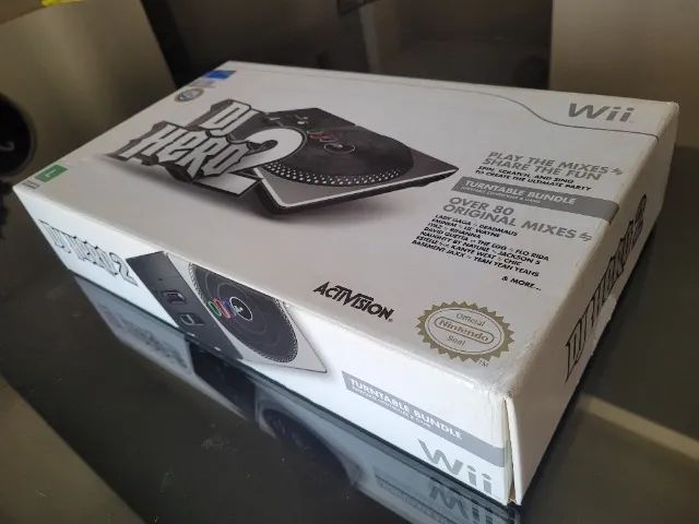 DJ Hero 2 Turntable Nintendo Wii com Jogo Original - Foto 3
