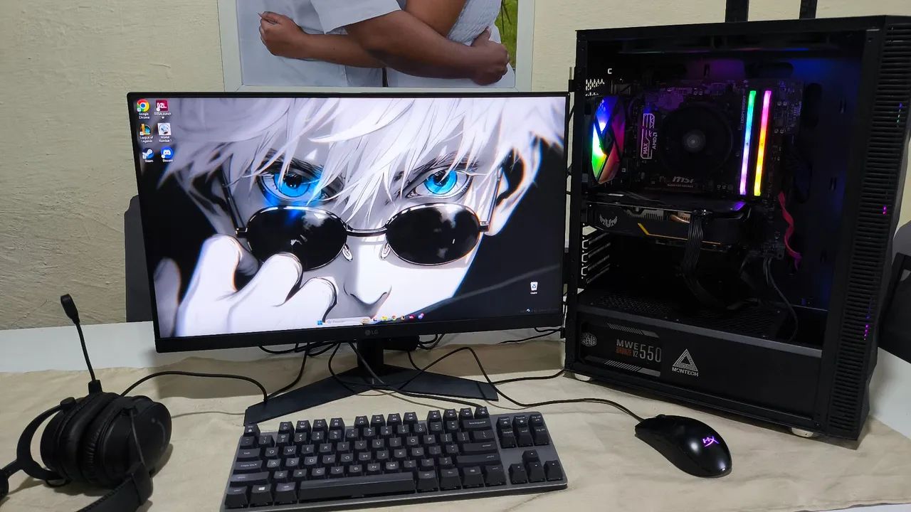 PC Gamer Completo - Rodando TUDO - Pego PS5, PS4, Series S ou Switch Desbloqueado no Abate