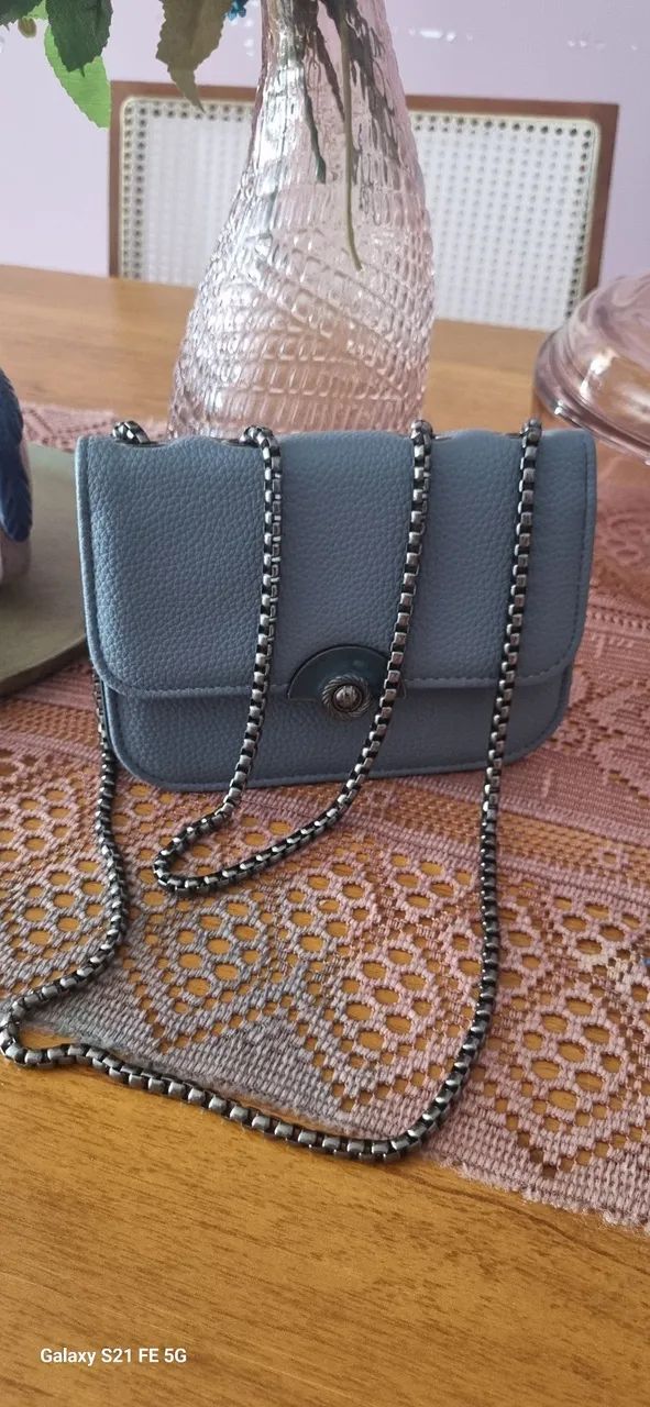 Bolsa pequena, azul