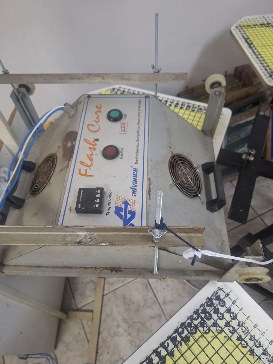 Carrosel híbrido serigrafia, com flash de 10 lâmpadas - Foto 3