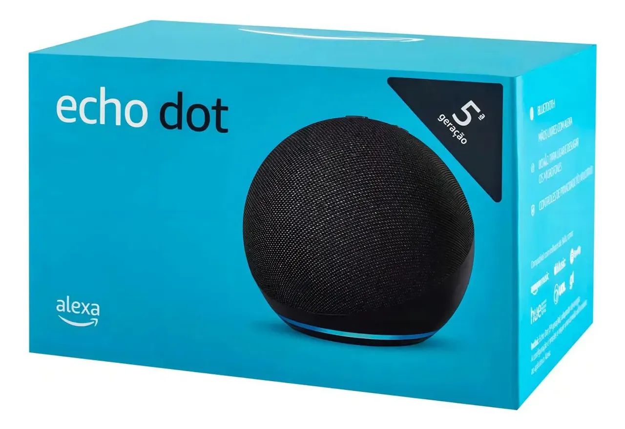 Alexa echo dot 5 Geração lacrada  - Foto 4