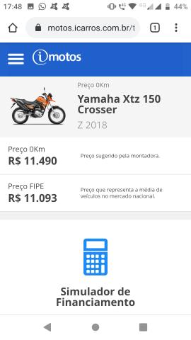Yamaha XTZ 150 Crosser 2018 Z Flex - Foto 7