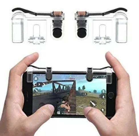 Gatilho Celular Free Fire Pubg L1 + R1 Mira Jogos
