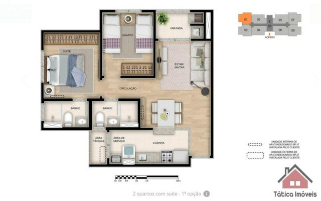 Maravilhoso Apartamento no Ecoville 2 Dormitórios - Foto 6