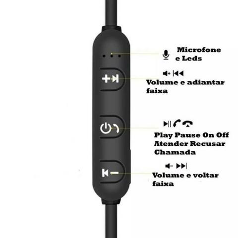 Fone Bluetooth Auricular Esportivo Musica e Atender Ligações - Bluetooth 01 - Foto 3